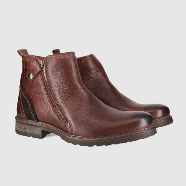 Leather hunter boots hotsell