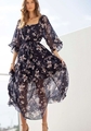 Three of Something Night Games Maxi Dress