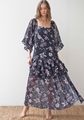 Three of Something Night Games Maxi Dress