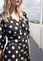 Three of Something Everytime Polka Dot Midi Dress