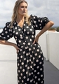 Three of Something Everytime Polka Dot Midi Dress