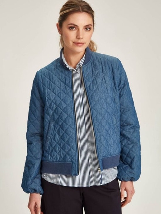 Sills Heather Chambray Bomber-womenswear-Sparrows